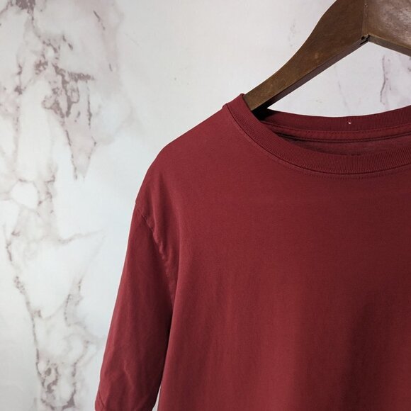 511 Tactical T Shirt Mens Large Red Cotton Crew  Neck Tee 5.11 Pocket Short - Picture 2 of 9